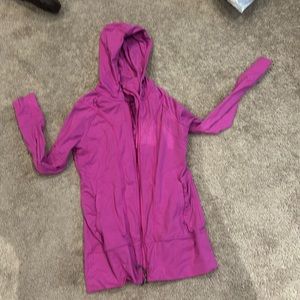 Amazing pink zip up Athleta hoodie